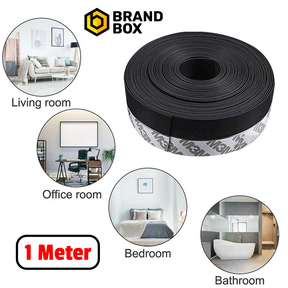 Sealing Strip Insulation Seals Self Adhesive Gap Sealer Anti Collision Films Window Sticker Cut-table Seal Strip Sound-proof and Windproof Foam Door Dust Stopper Rubber Strip for Sliding Windows