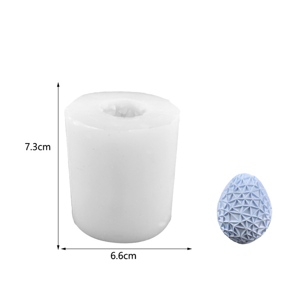 GC Reusable Easter Eggs Silicone Mold Diy 3d Simulation Egg Candle Moulds For Easter Party Decoration. 