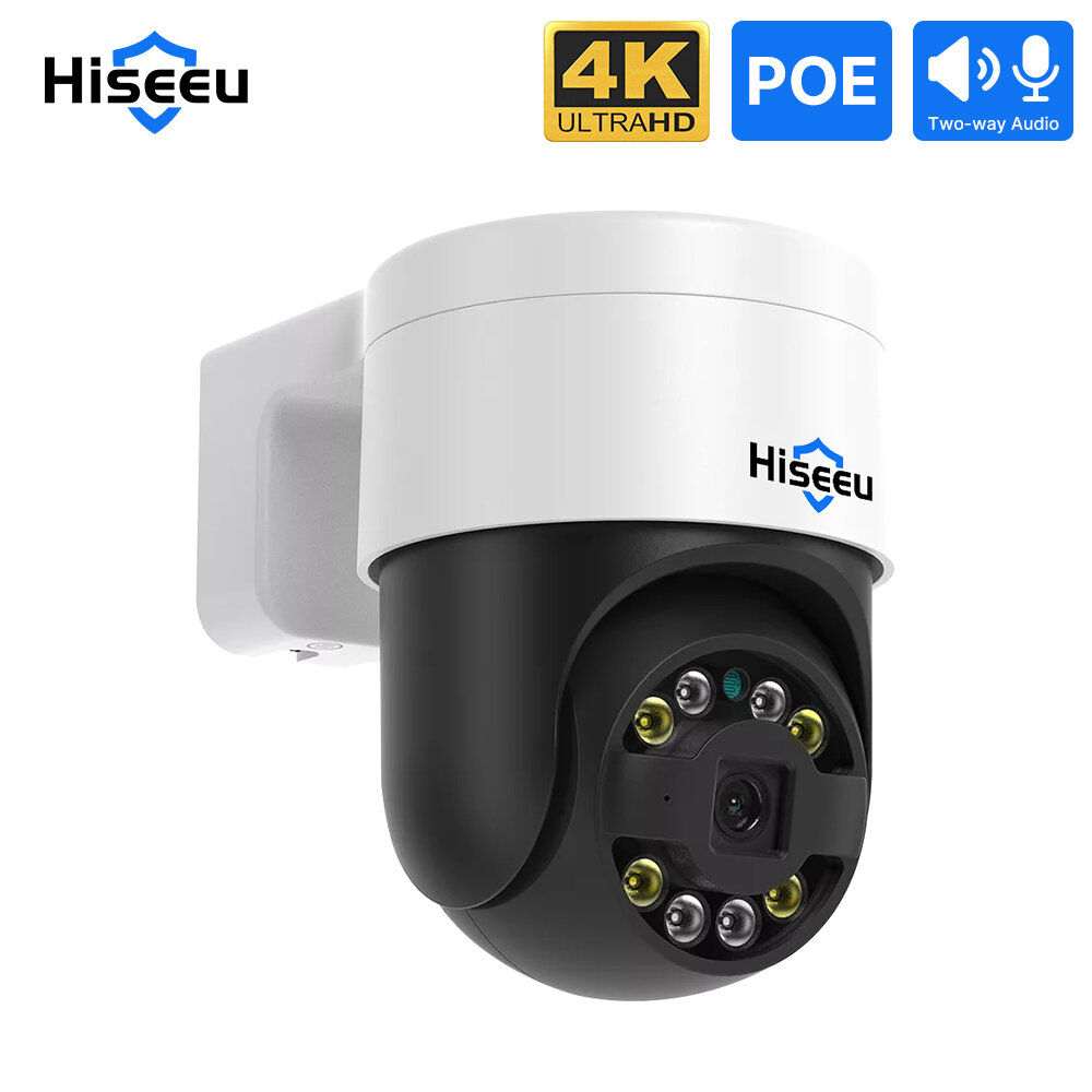 Hiseeu POE 4MP/8MP IP Video Surveillance Camera Outdoor Wireless