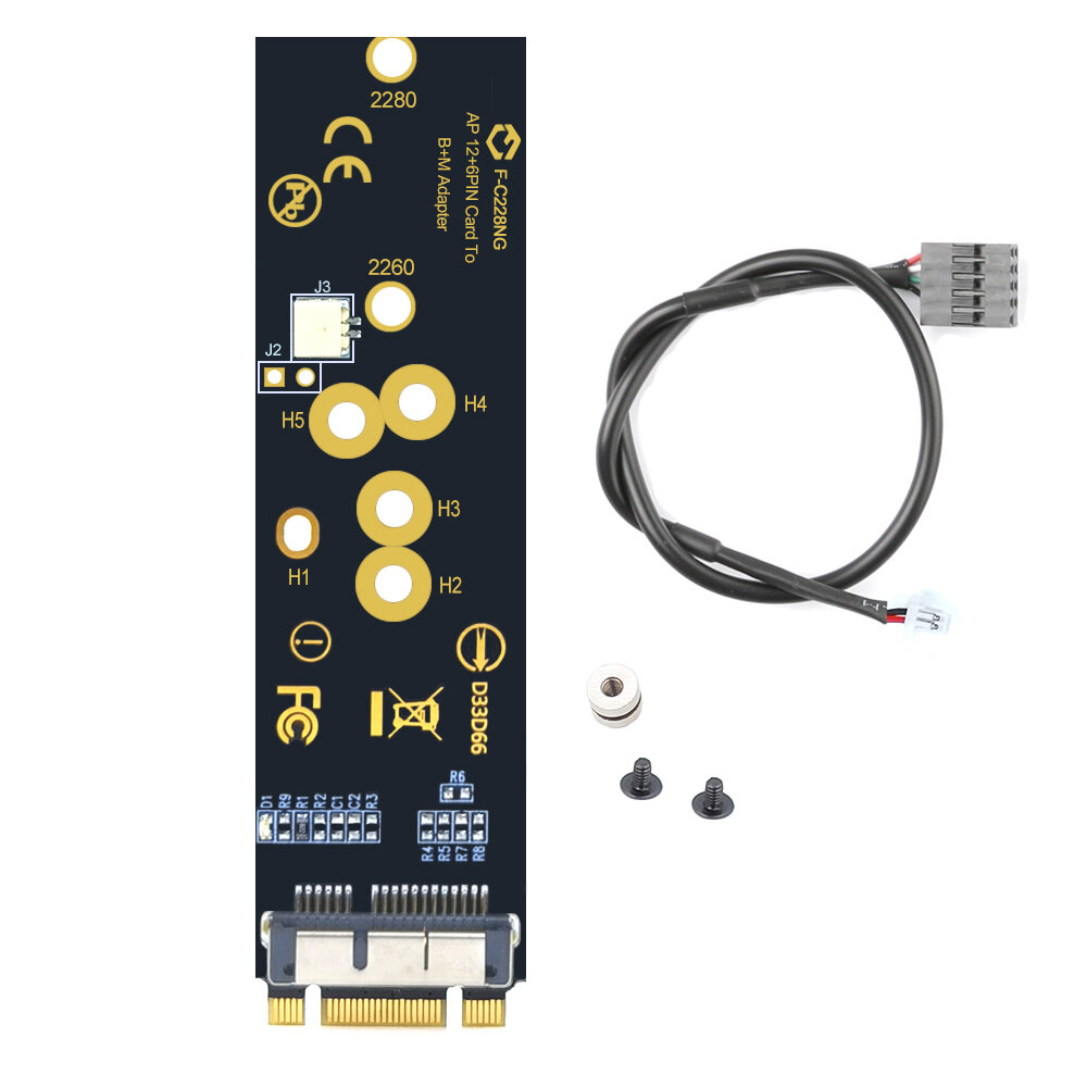 WTXUP M2-NVME/SATA SSD WiFi Bluetooth adapter NGFF network card