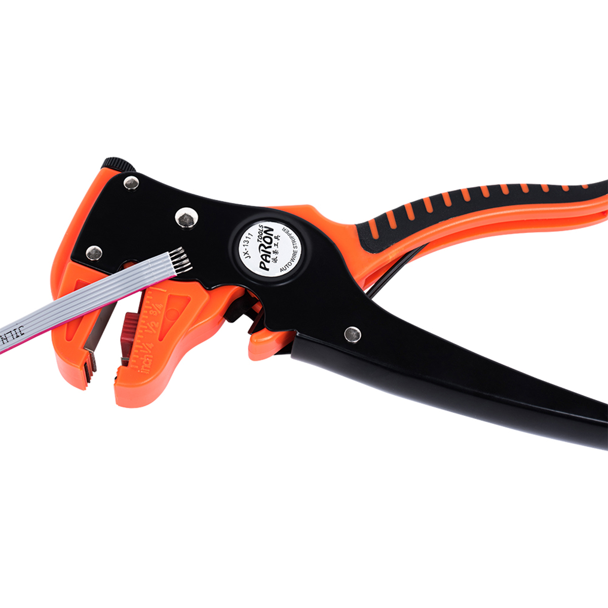 PARON Automatic Duck-billed Stripper Multifunctional Wire Stripping and Cutting Pliers Dual Layer Handle Duckbill Pliers AWG24-10 0.2-6.0mm² JX-1311. 