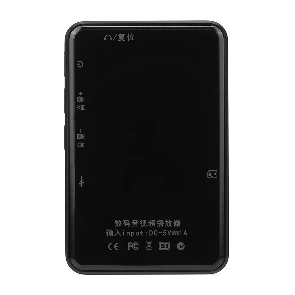 MP3 Player 1.8 inch Touch Screen Walkman Portable MP3 Music Player Speaker MP3 Player Bluetooth with FM Radio/Recording/E-book. 