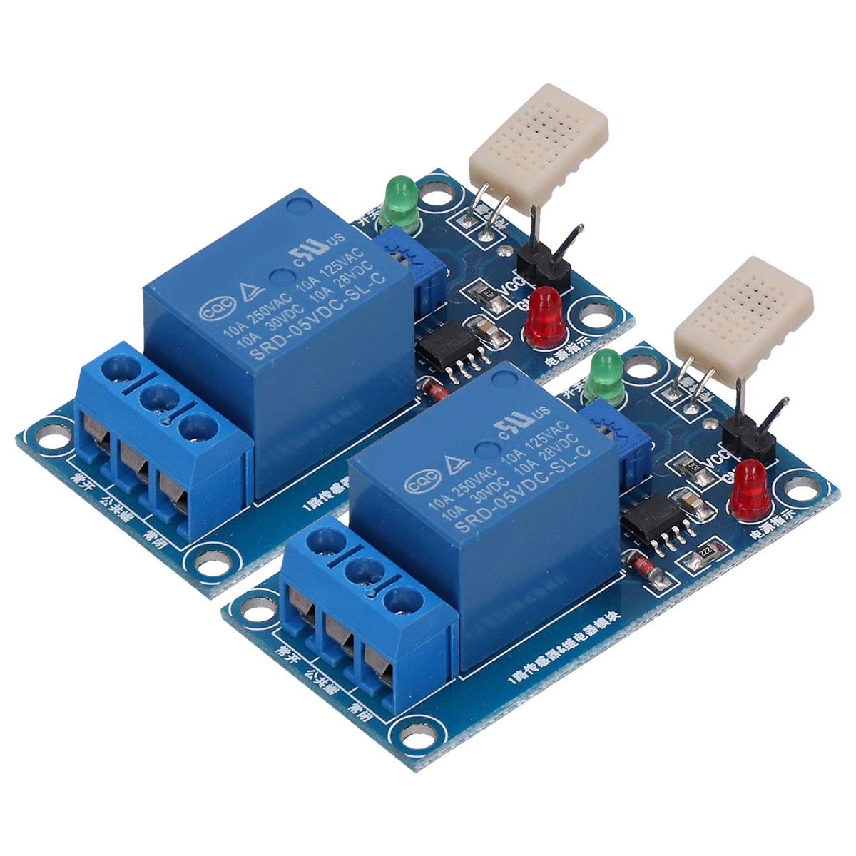 2Pcs DC5V Humidity Sensor Relay Switch Module PCB Control