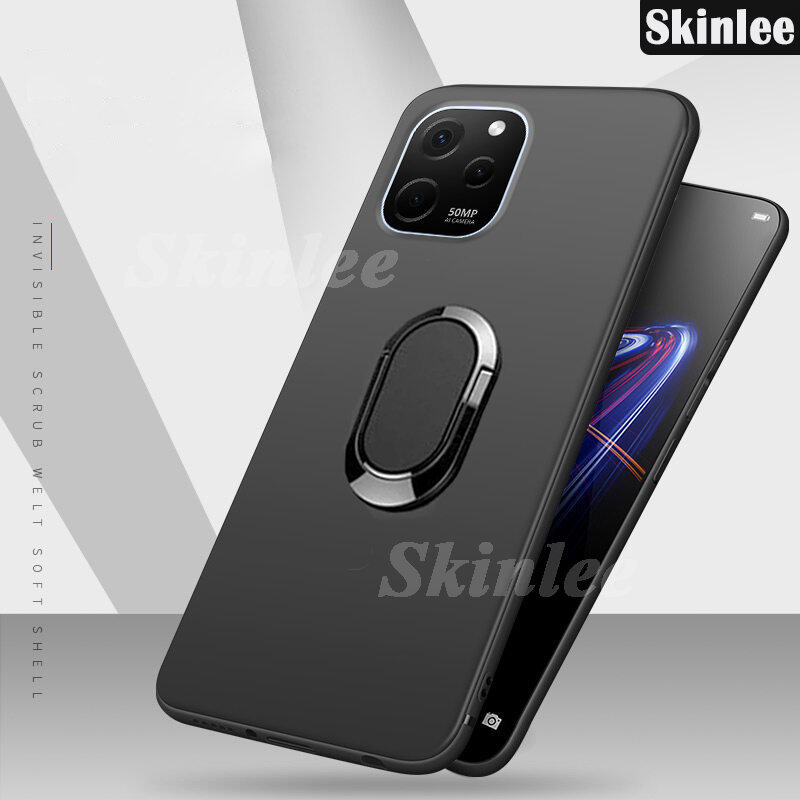 Phone Case Huawei Nova Y61 Back Cover Magnetic Cases Holder Stand Casing Bracket Finger Ring Cover for Huawei Nova Y61 Cover Cases