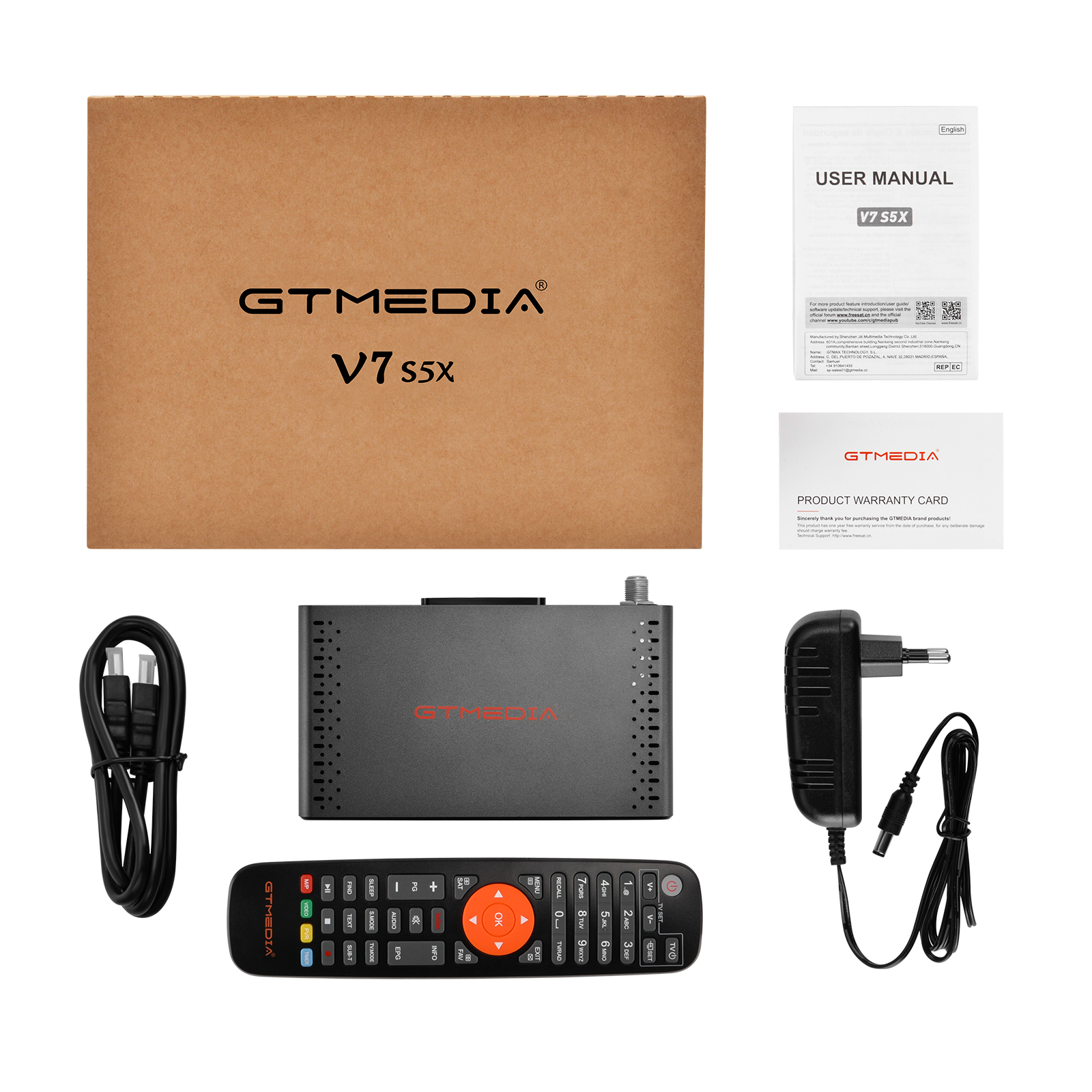 GTmedia V7 S5X DVB-S S2S2X VCM ACM lacam Multi-Stream V7S HD Odbiornik satelitarny Set Top Box vs solovox v6s mini. 