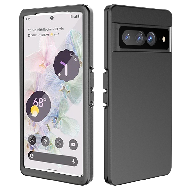 （COD Available)For Google Pixel 7 RedPepper PC + TPU Waterproof Phone Case