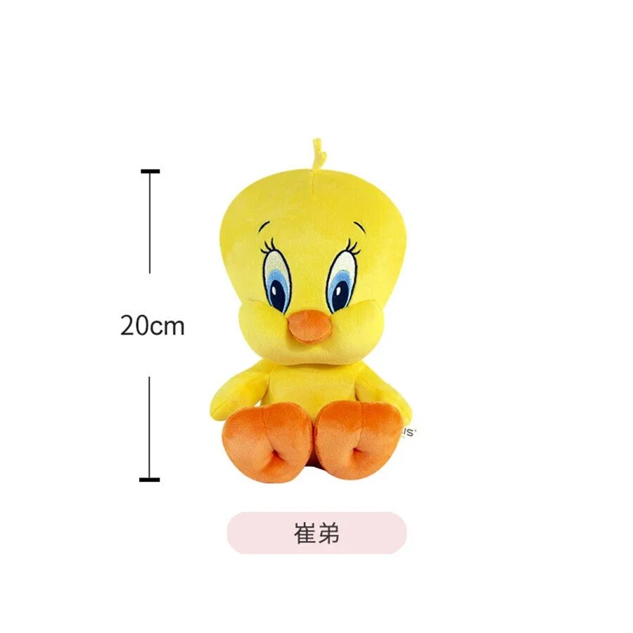 Original Looney Tunes Bugs Bunny Plush Toy Action Figures Tweety Bird Lola Daffy Duck Anime Cartoon Peluche. 