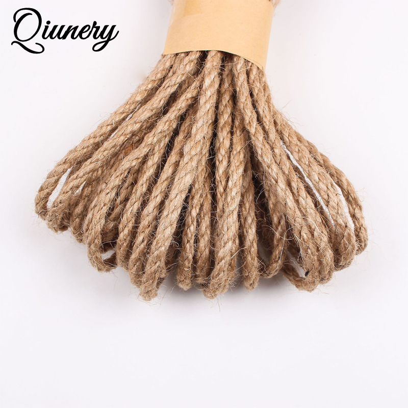 Qiunery Jute Twine For Cat Tree Tower 5mm Cat Scratcher Replacement Rope For Cat Scratching Post Crafts Gardening Hammock Home Decor(33FT). 