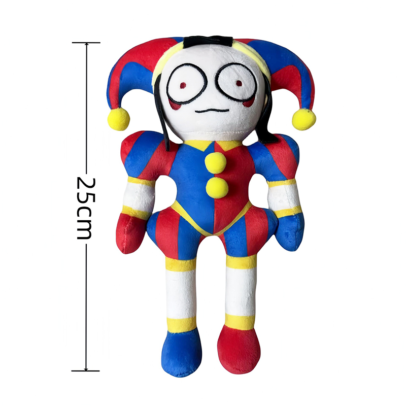 1Pc The Amazing Digital Circus Plush Doll Pomni Jax Rafatha Gangle Caine Zooble Kaufmo Kinger Circus Stuffed Plush Doll Kids Toy. 
