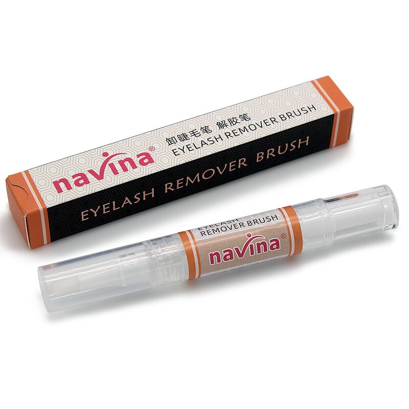 Navina Professional Lash Glue Remover Brush Gel Remove Brush Safe Eyelash Extensions Tool Cream 8ml High Quality Glue Remover. 