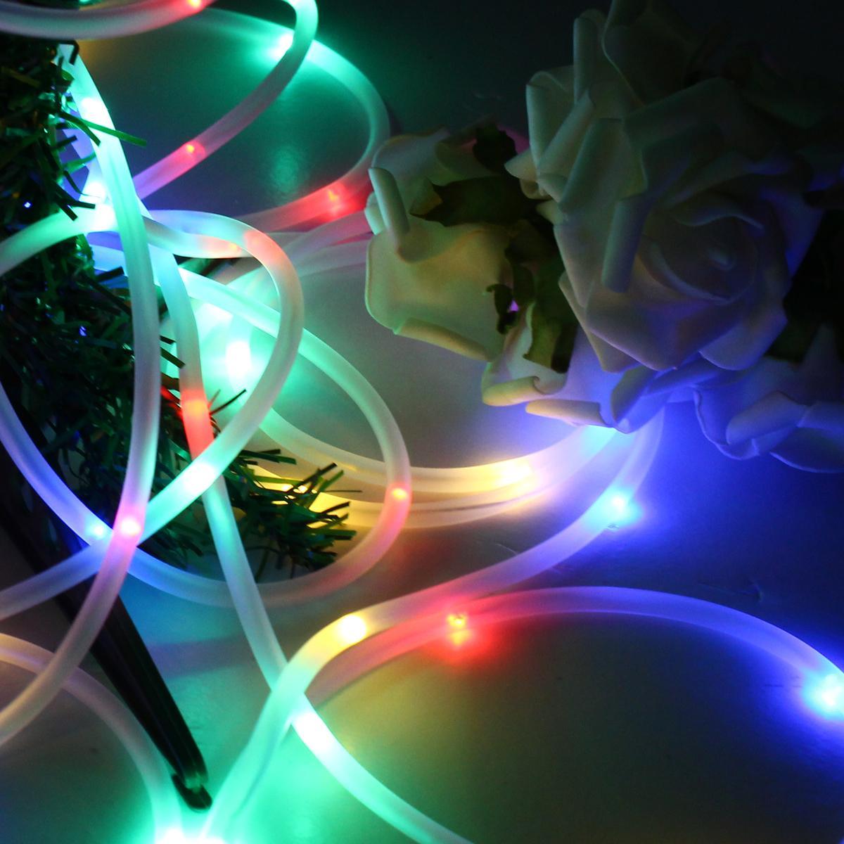 LED Rope Lights Battery Operated Waterproof 100 LED String Light + Remote Timer. 