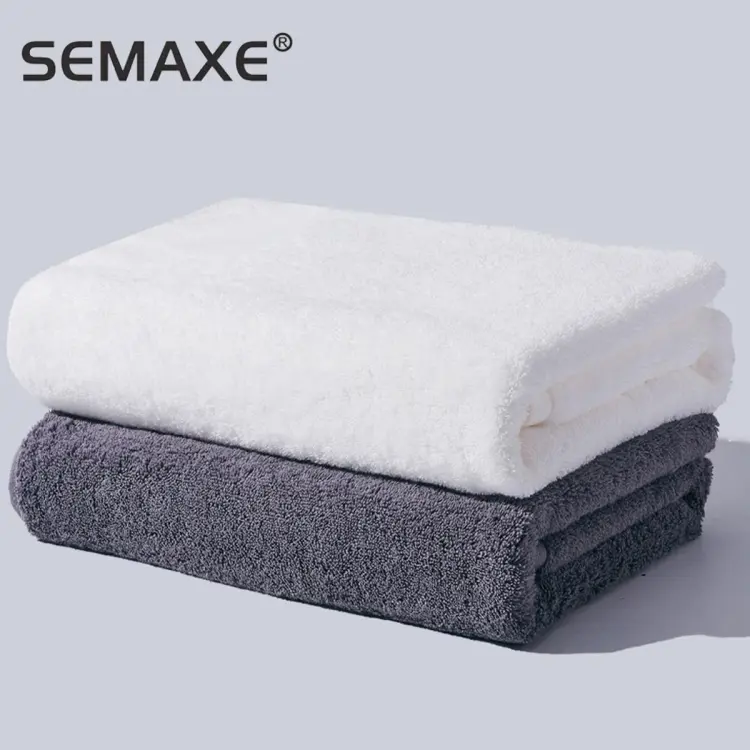 Towel bath towel set of off-white pure cotton soft and lint-free