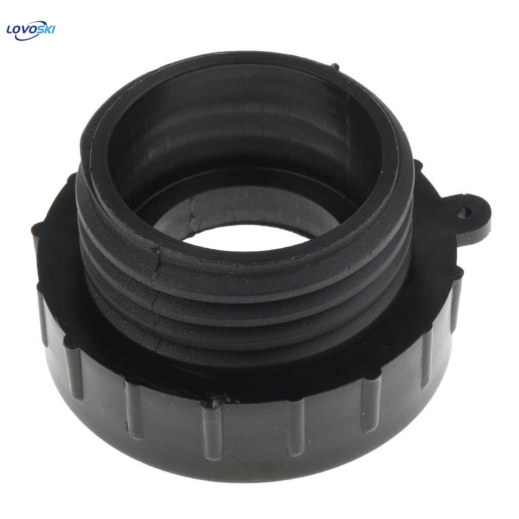 6x Black 2'' IBC Fine Threads Adapter IBC Tote Tank Male G hose. 
