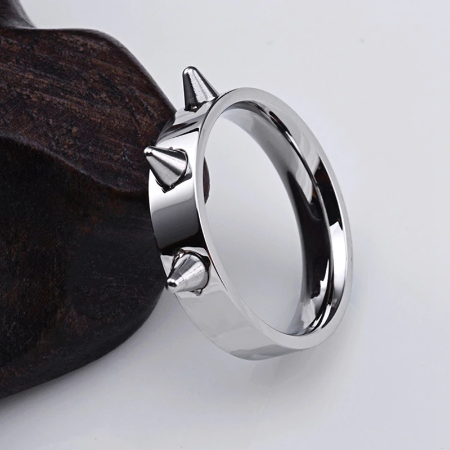Ancient Egyptian Ring for Men Jackal Head Egypt Mens Ring Jewelry Rock Gift. 
