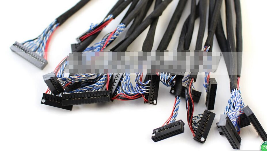18pcs/set Most Used Universal LVDS Cable for LCD Panel Support 14-26 inch Screen Package Sale NEW. 