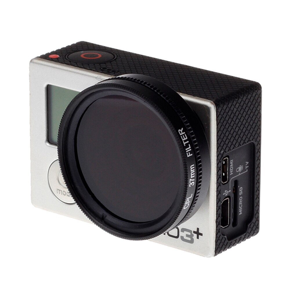 【VisioN Shop】RP 37mm Split Filter for Gopro Hero 3+ Action Camera with Lens Go pro Accessories. 