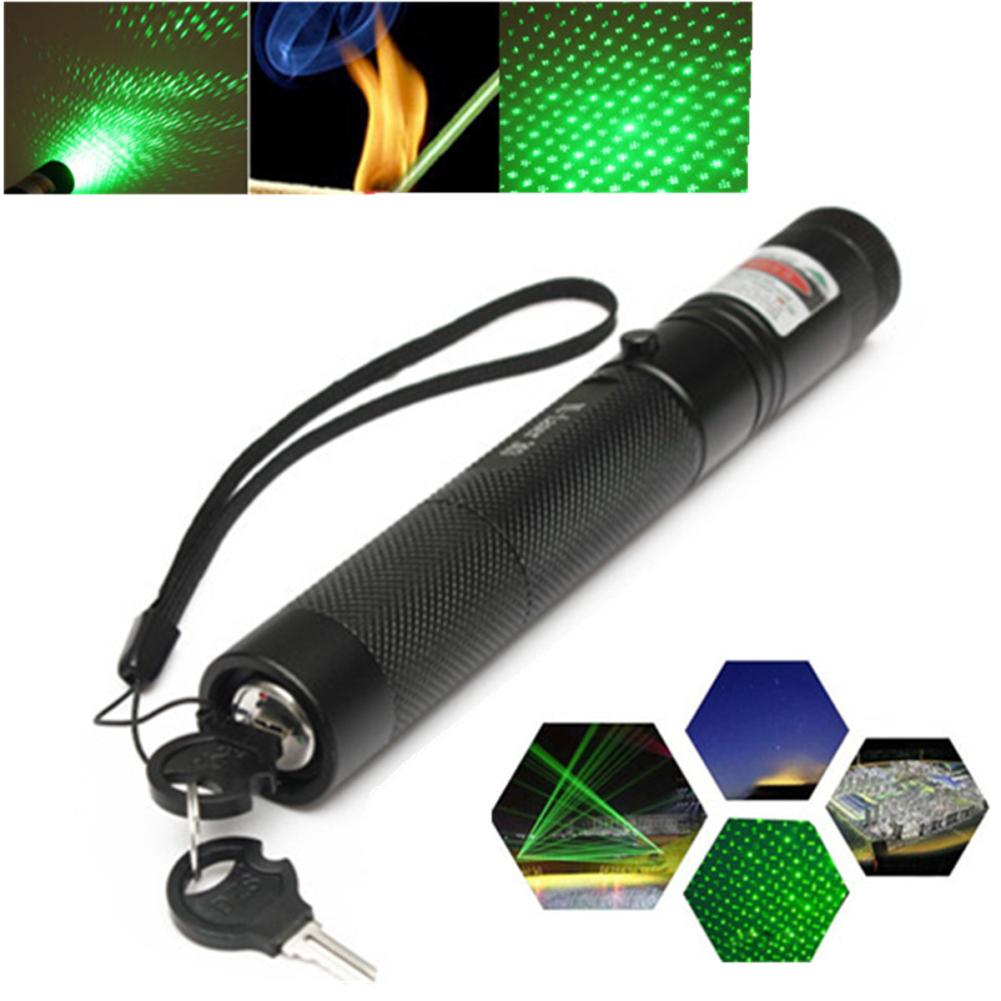 [Pcyc/Ready Stock] 303 Powerful Green Beam Light Pointer Pen Professional High Power Presenter Lazer Flashlight. 