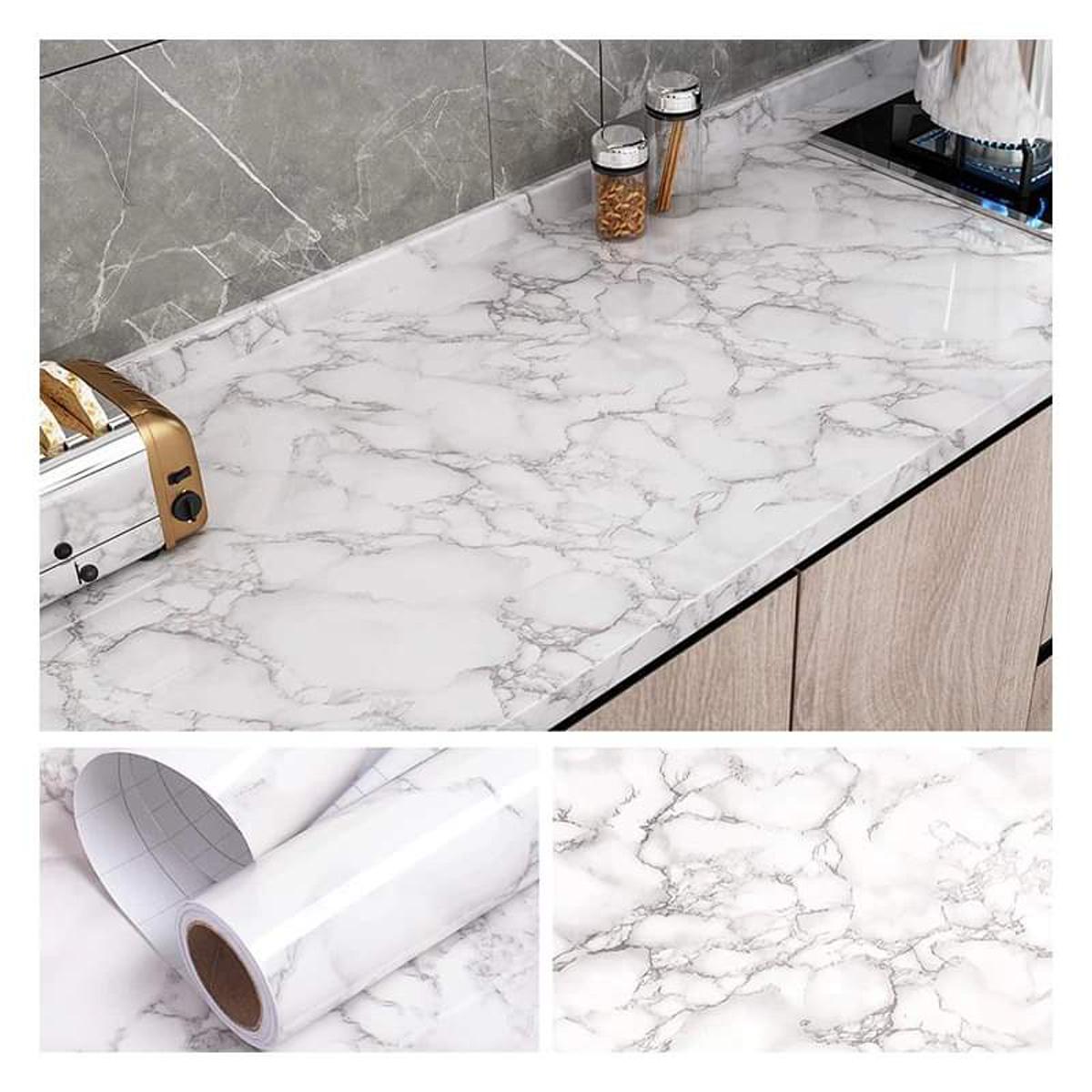 white marble patterns Self Adhesive contact sticker ( 40 sqf ) 20*2  sqf. 