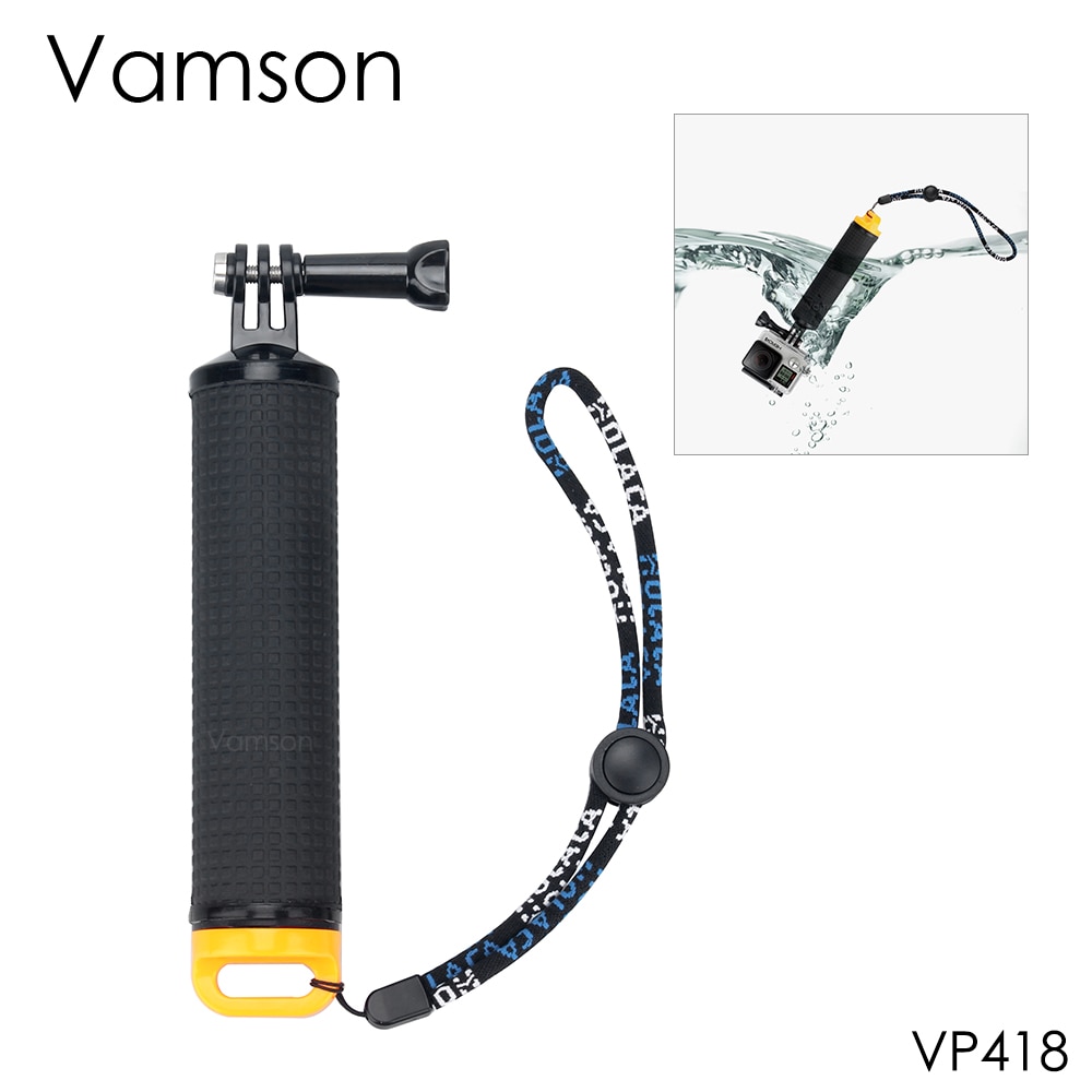 【3C VictoryEagle】Vamson for Gopro Floaty Bobber Monopod Grip selfie stick For Go Pro 8 7 6 5 Dji Action 4K. 