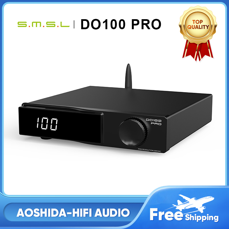 SMSL DO100 Pro Hi-Res MQA DAC Dual ES9039Q2M Decoder Bluetooth5.1 DSD512 OPA1612 HDMI-ARC High End Digital DAC For PS5 DO100pro