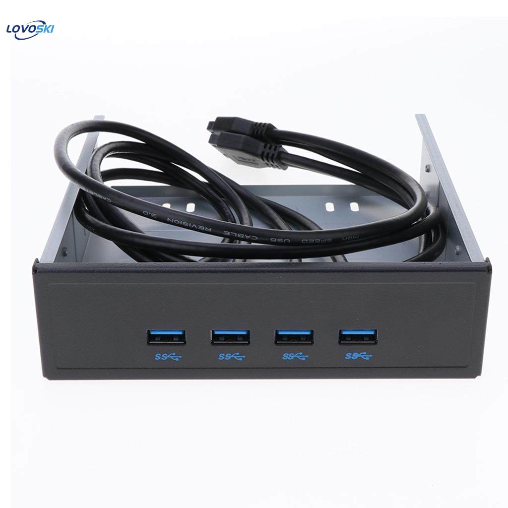 USB3.0 4Ports， Front Panel USB Hub with USB To 19/20 Pin Power Connector. 