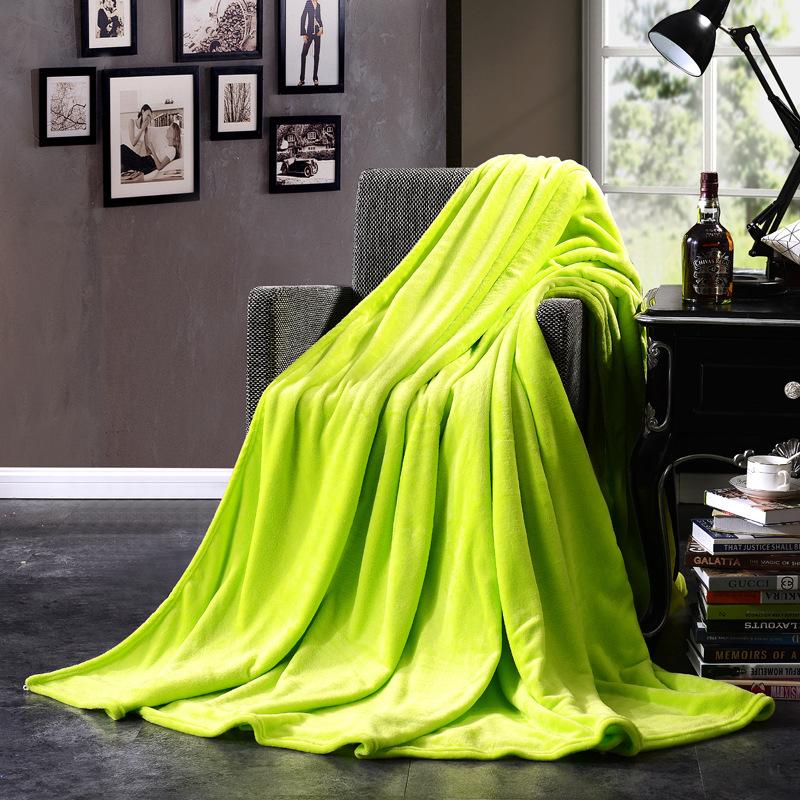 Home Textile Super Soft Flannel Blankets Plain Bedding Bedspread Throws Fleece Blanket For Sofa Bed Car Office Top Quality Green 100 150cm Fruit Green 100 150cm Buy Online At Best Prices In Bangladesh
