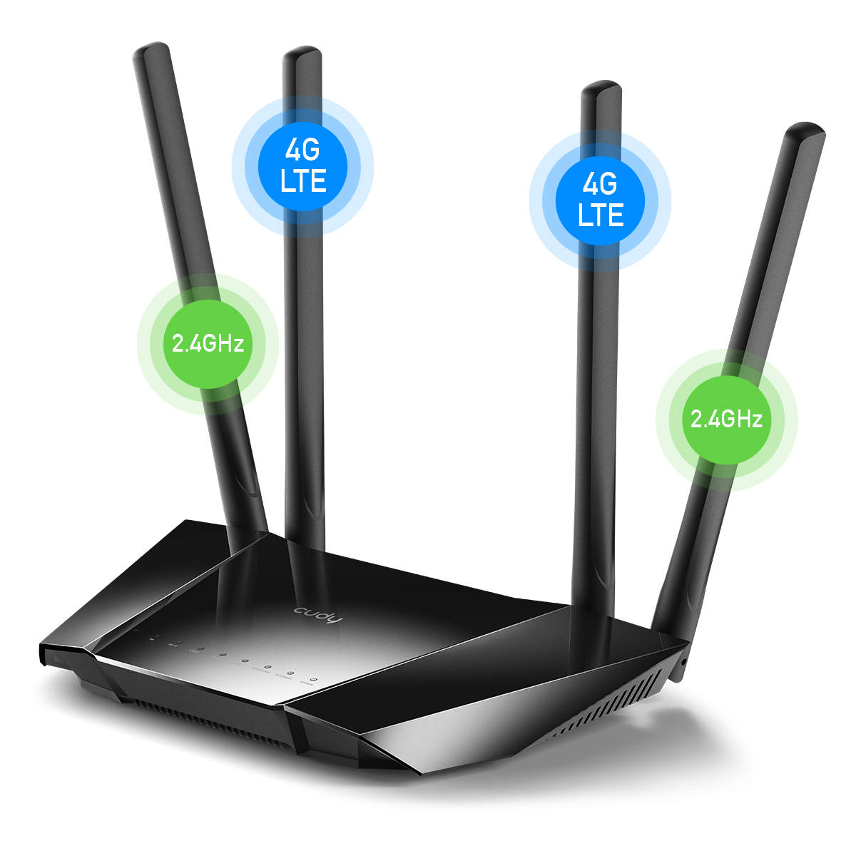Cudy LT400 300Mbps Wireless N 4G LTE Router. 