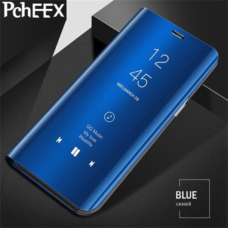 For Xiaomi Mi Note 10 /Note 10 pro/note 10 lite/ CC9 Pro phone case, smart clear view hard flip stand mirror casing