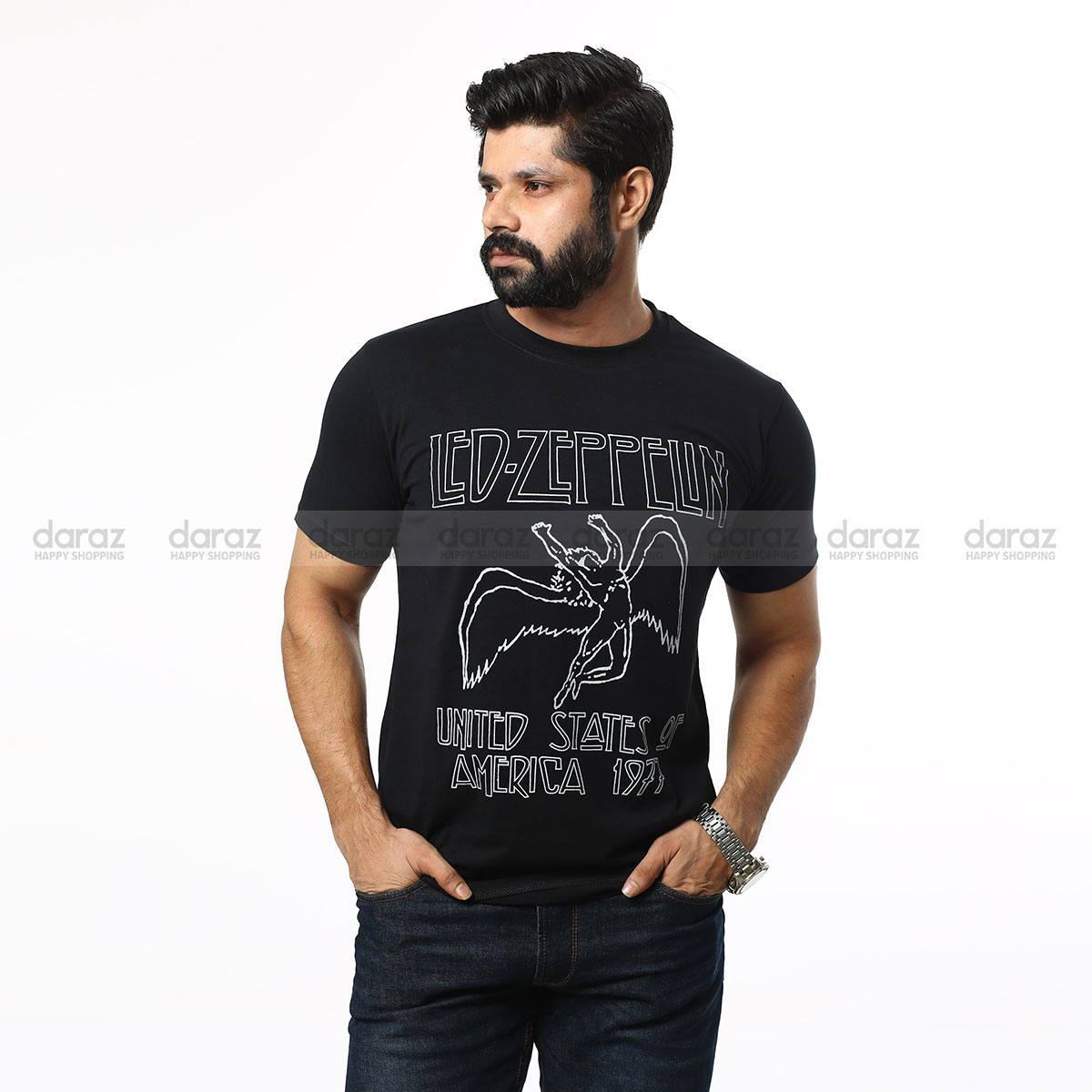 Led Zeppelin Concert T-shirt - United States of America 1977 Tour Genre: Rock/ Heavy Metal