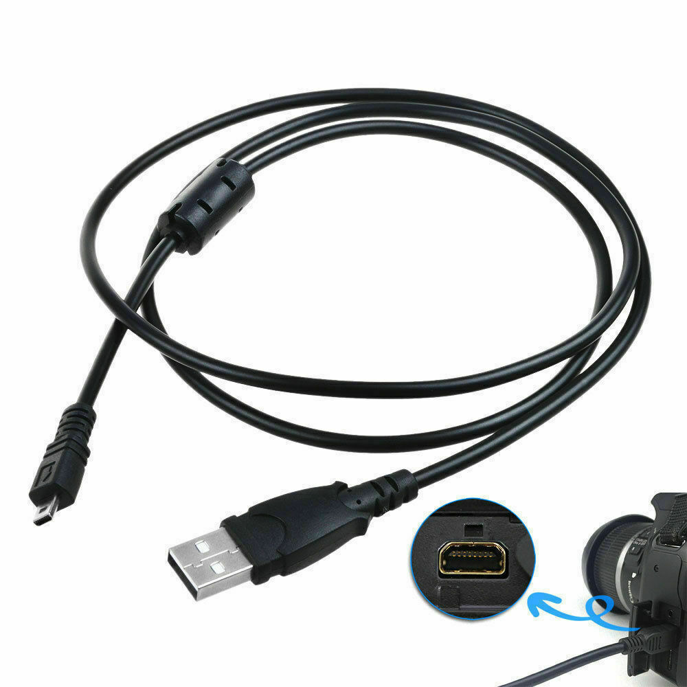 USB DC Charger +Data SYNC Cable Cord Lead For Nikon Coolpix S8200 camera. 