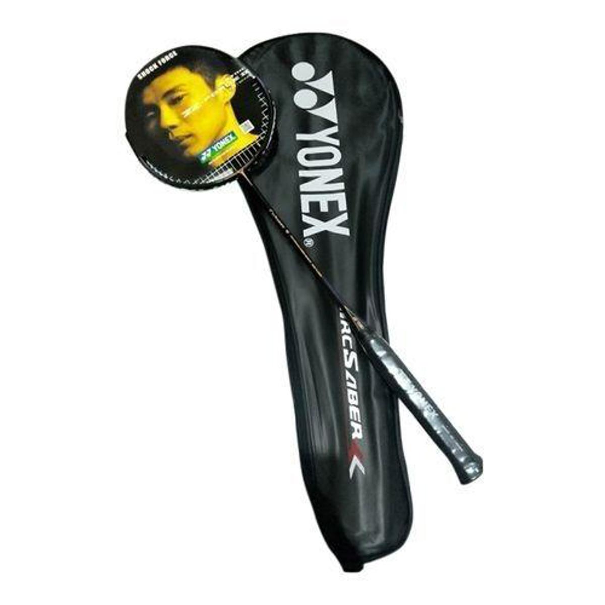 Carbonex Yonex Badminton Racket - Step Up Your Game With The Sleek Black Design And Enhanced Performance Of The Carbonex Yonex Badminton Racket