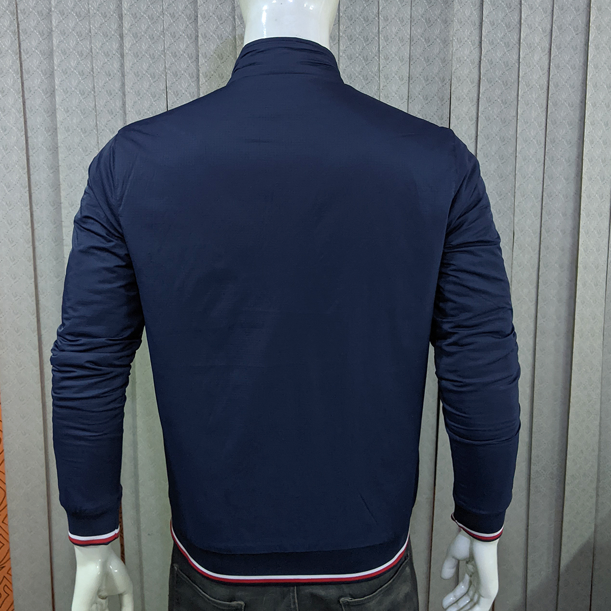 Shohure Navy Blue color Double part air proof jacket. 