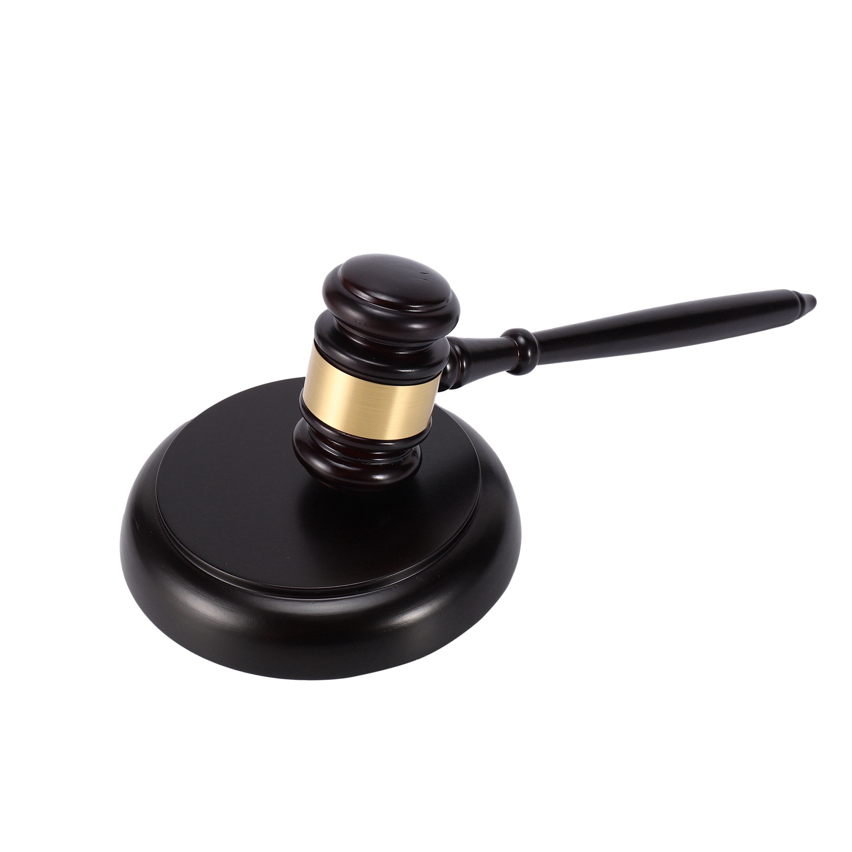 3X Wooden Judge's Gavel Auction Hammer with Sound Block for Attorney Judge Auction Handwork. 
