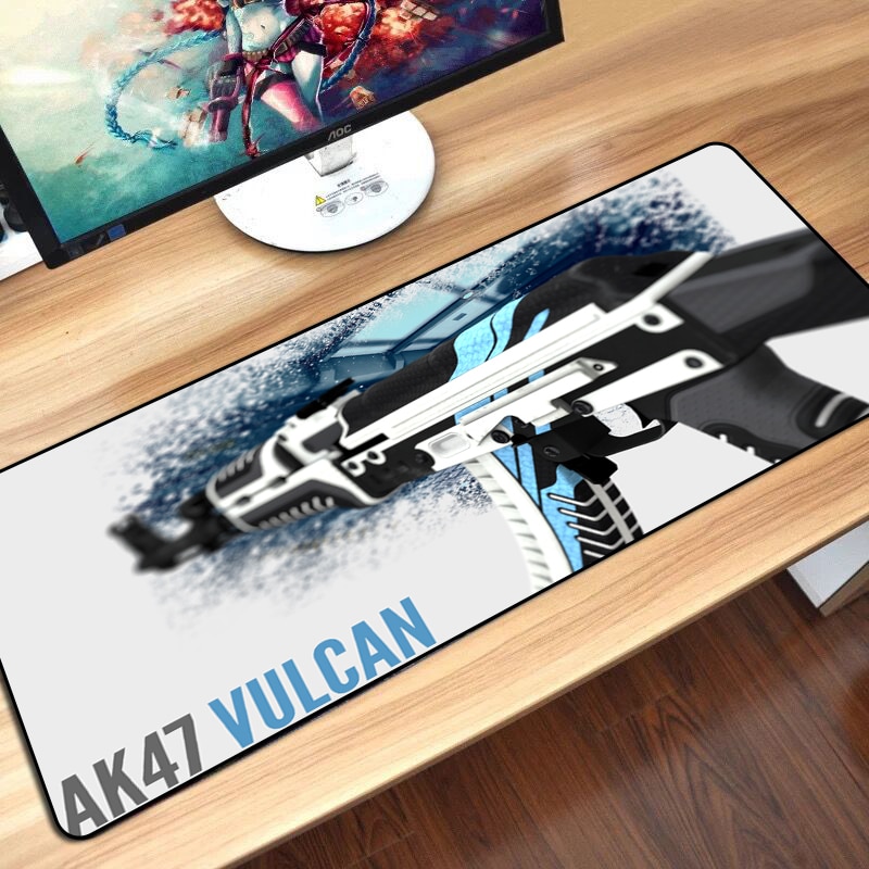 【happy one】CS GO Gaming Keyboard Mouse Pad Mat Large Size AK47 M4A1 AWP CSGO Gamer PC Computer Notebook Mouse Gaming. 