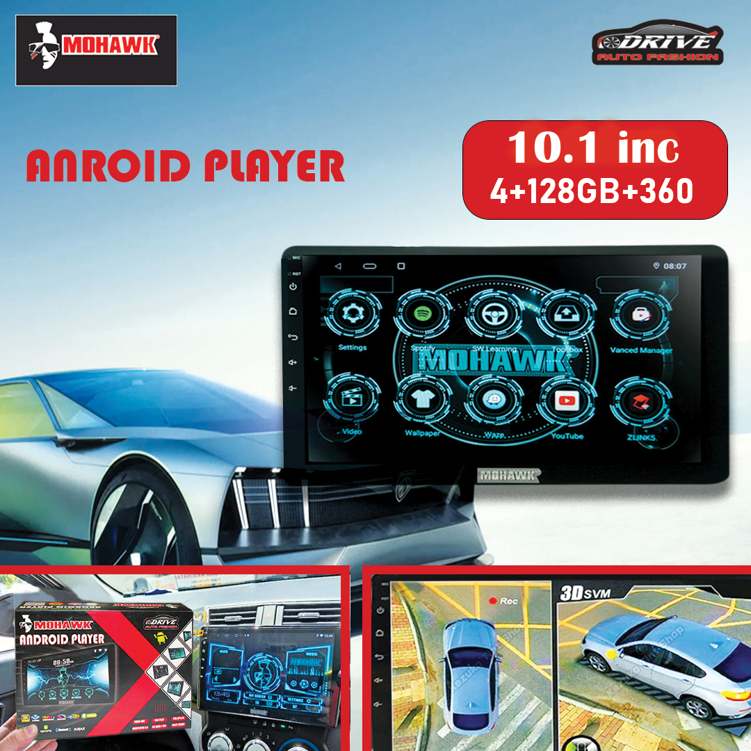 MOHAWK (MALAYSIA) CAR ANDROID PLAYER WITH 360 CAMERA,ANDROID CAR STEREO, ANDROID CAR PLAYER  Stereo car android player 10 INC. 