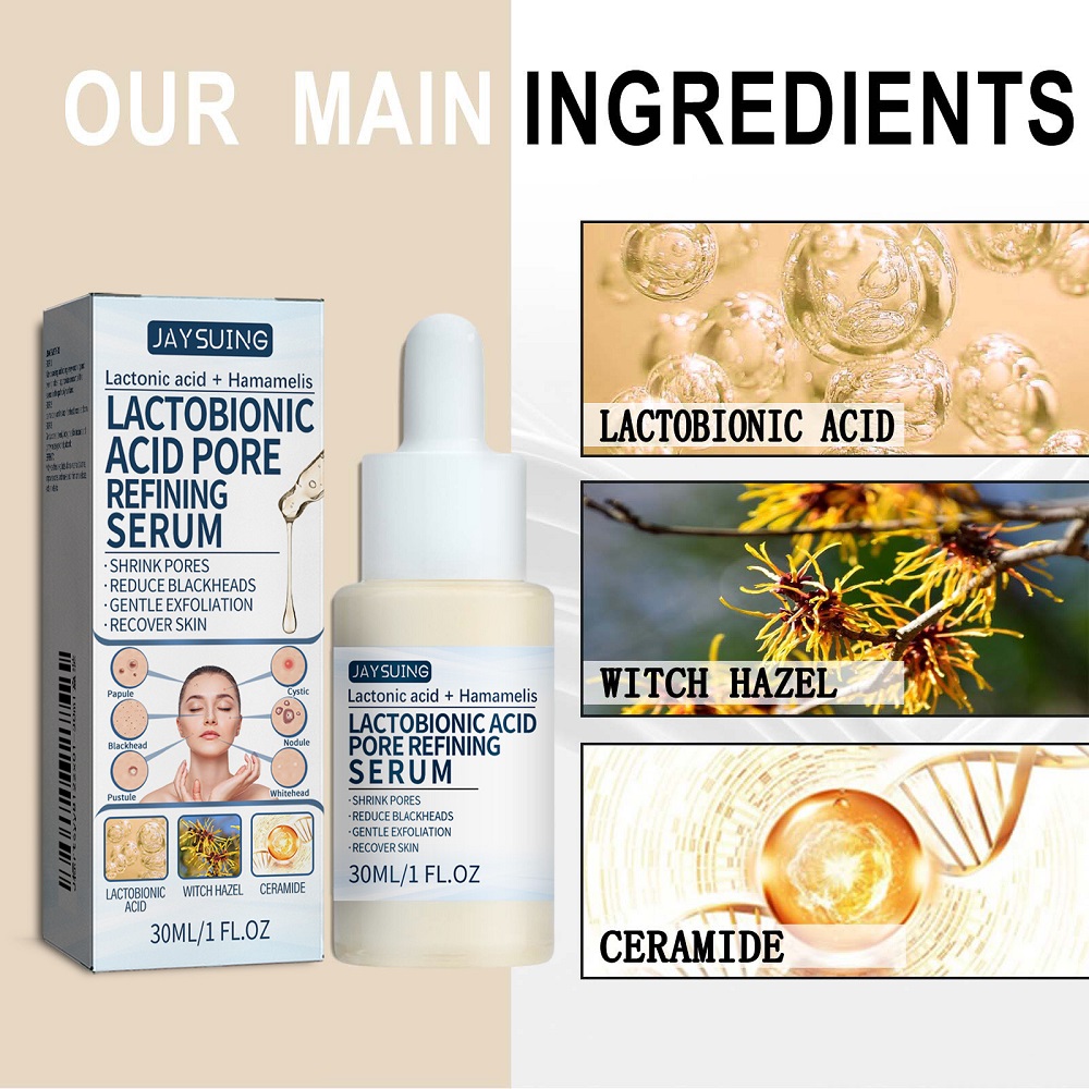 Lactic acid solution removes blackheads, contracts pores, deeply cleanses, exfoliates, gently moisturizes the skin. 