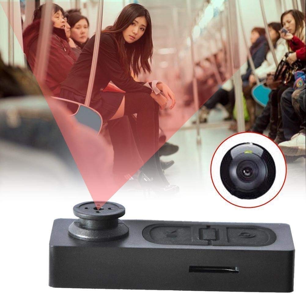 Camera Wired HD Audio and Video Recorder 720p Mini Secret Cam in Button Shape DVR action camera. 