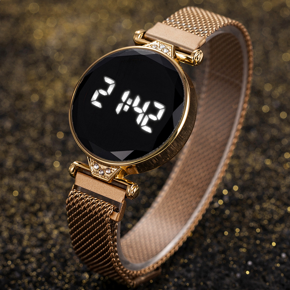 Electronic Watch Magnets Strap Casual Trend Neutral Watch Luminous Big Screens Durable and Stylish New