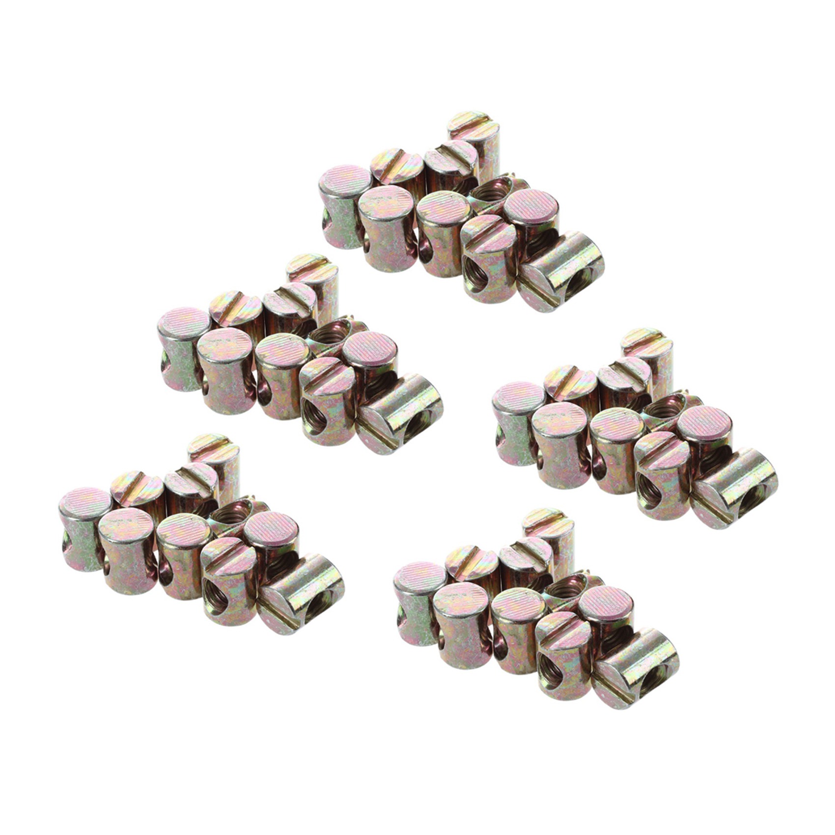 Iron nut length 12 mm-50pcs x Nut-As shown. 
