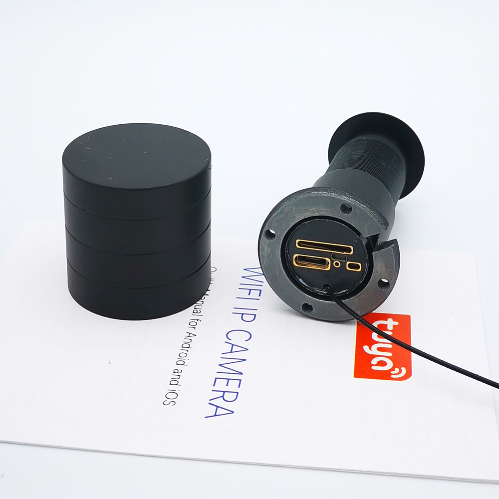 Tuya Wifi Peephole Door Camera eye 1080P 2.4G Smart Video Motion Detection Onvif Door Viewer Support SD card Audio One Way Talk. 