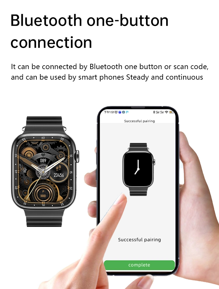 WS-S9 Max Smart Watch Bluetooth Calling 2.2" Inch Amoled Display IP68 Waterproof Fitness Tracker Watch for Men and Women. 