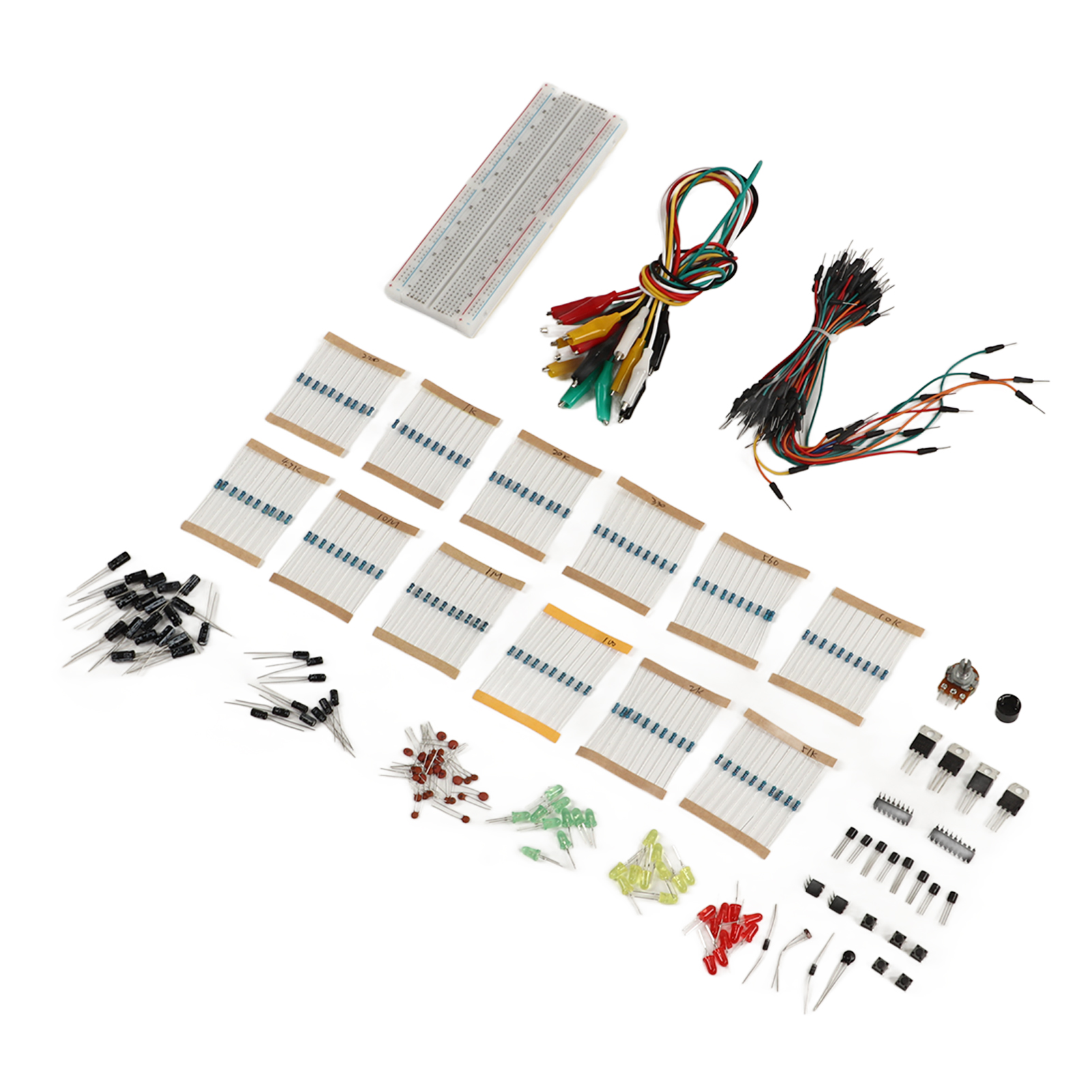 Electronic Component Assortment Kit Electronic Component Kit Lightweight for DIY. 