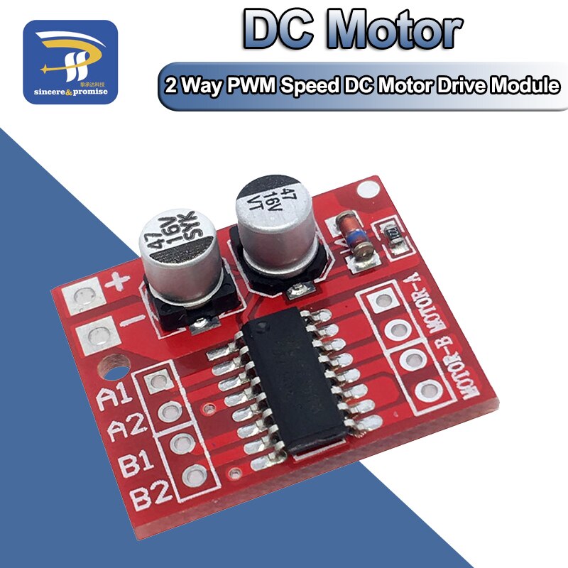 【Mary DAI Store】2 CHANNEL 2 Way DC Motor Drive Positive inversion PWM Speed adjustment Double Bridge mini Stepper Motor victory. 