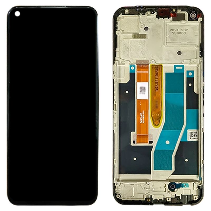 New- IPS LCD Screen for OnePlus Nord CE 2 Lite 5G CPH2381 CPH2409 Digitizer Full Assembly with Frame (Black). 