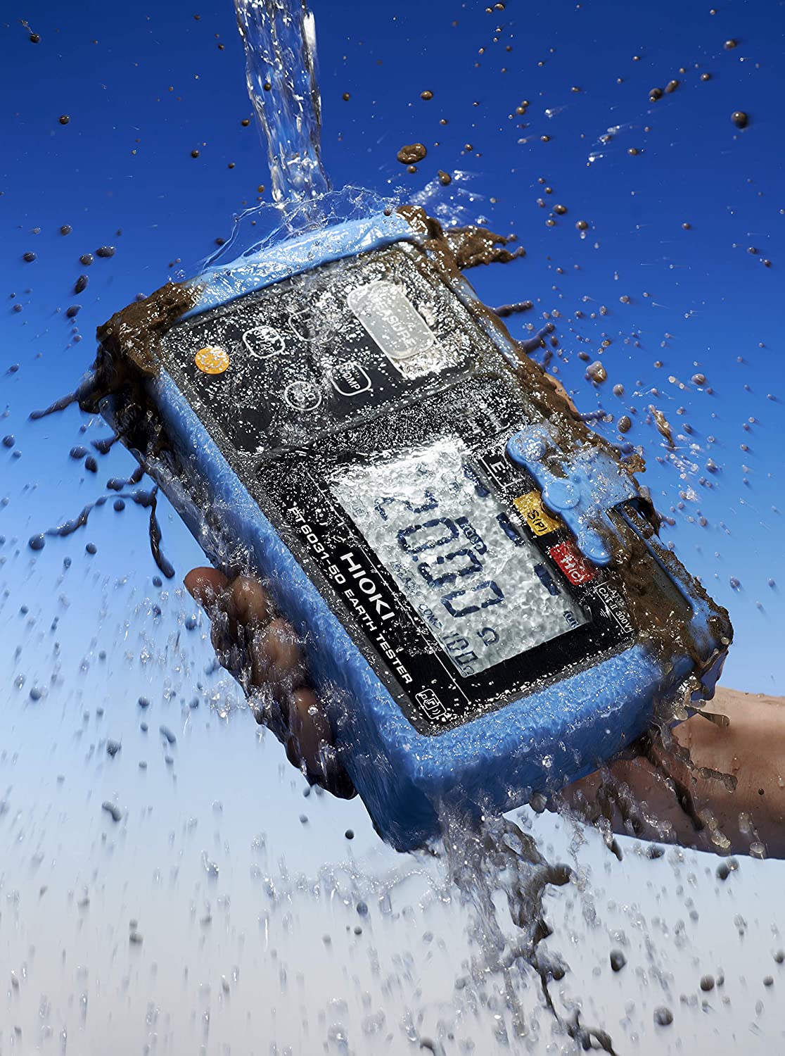Hioki FT6031-50 Earth Tester Tough and Ready for the Field IP67 Dustproof and Waterproof - Kings Trading. 