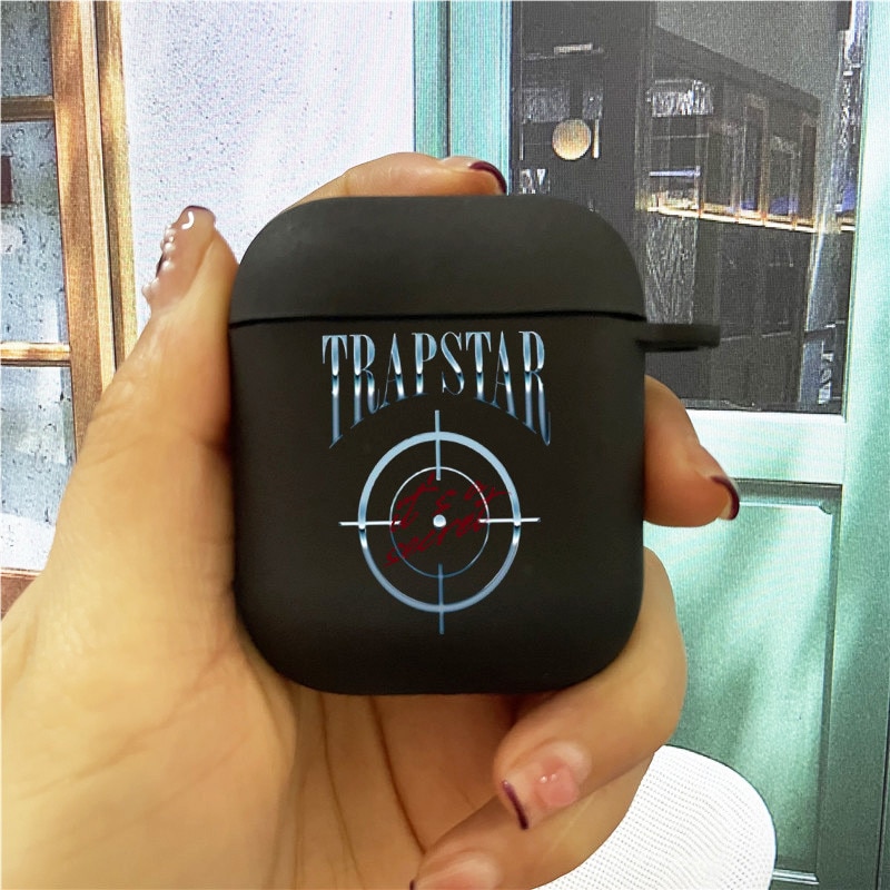 Fashion Trapstar Earphone Case For Apple AirPods 1 2 3 Pro2 Black Soft TPU Silicone Protective Cover For Airpods 3 Accessories. 