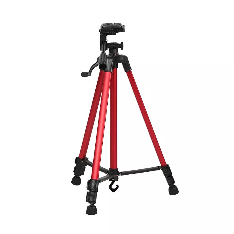 3366 professional and lightweight colorful tripod for camera and video made of aluminium alloy. 