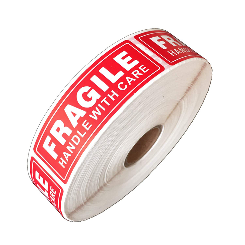 1 Roll/500Pcs Fragile Stickers - Fragile Handle with Care Labels - for Moving, Shipping, Mailing. 