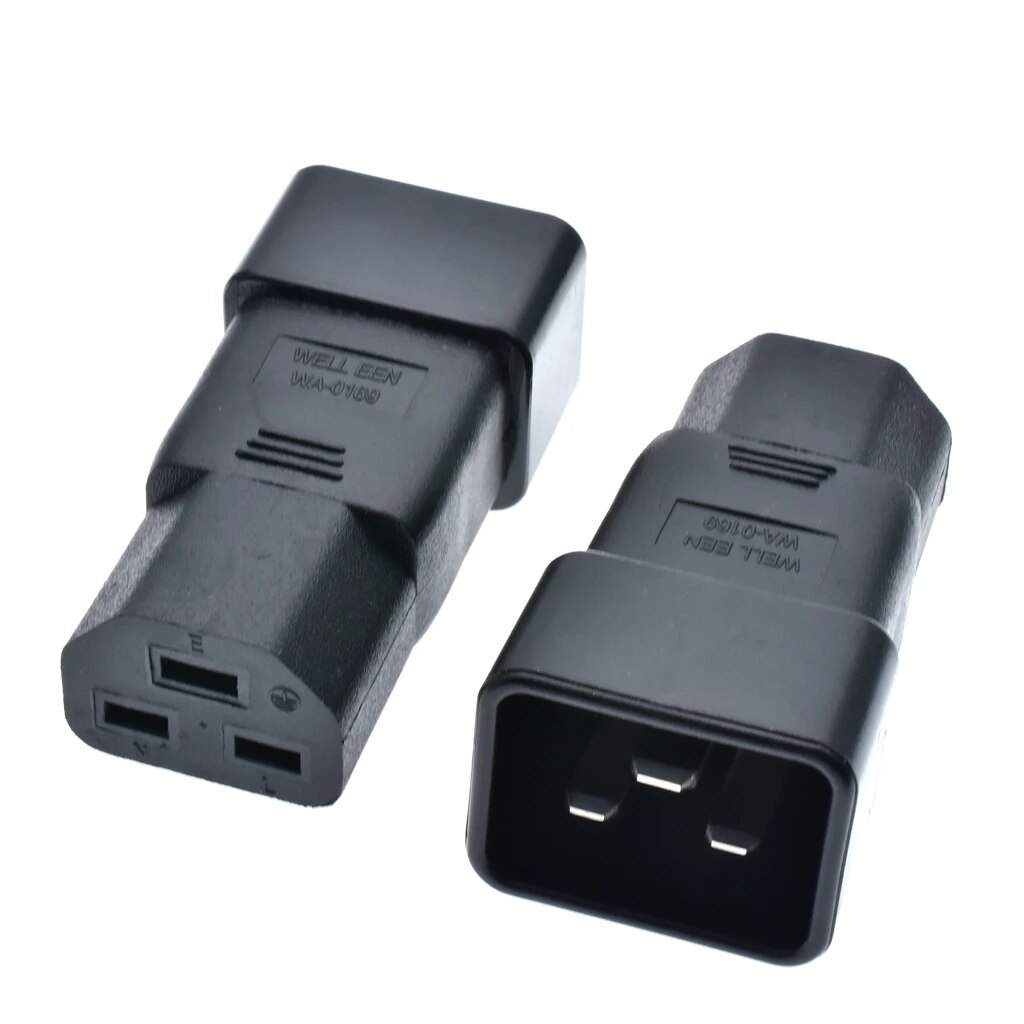 Universele IEC320 C13 C14 Om C5 C6 C7 C8 C19 C20 C21 Convert Connector Ups Pdu Man-vrouw Eu us Power Plug Adapter Socket. 