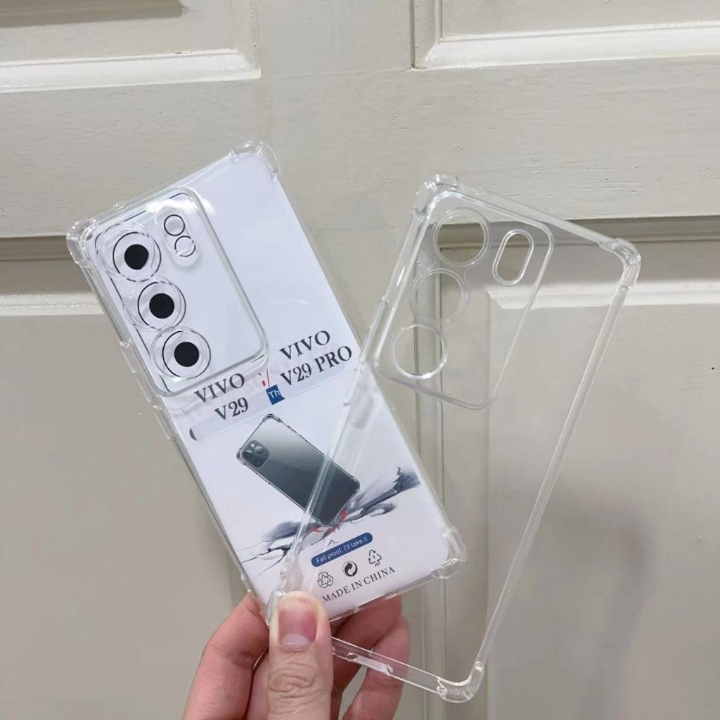 Custodia MEMELOKA Per VIVO V29 5G Con Protezione Fotocamera Scorrevole E Supporto Girevole - Antishock Nero - 3